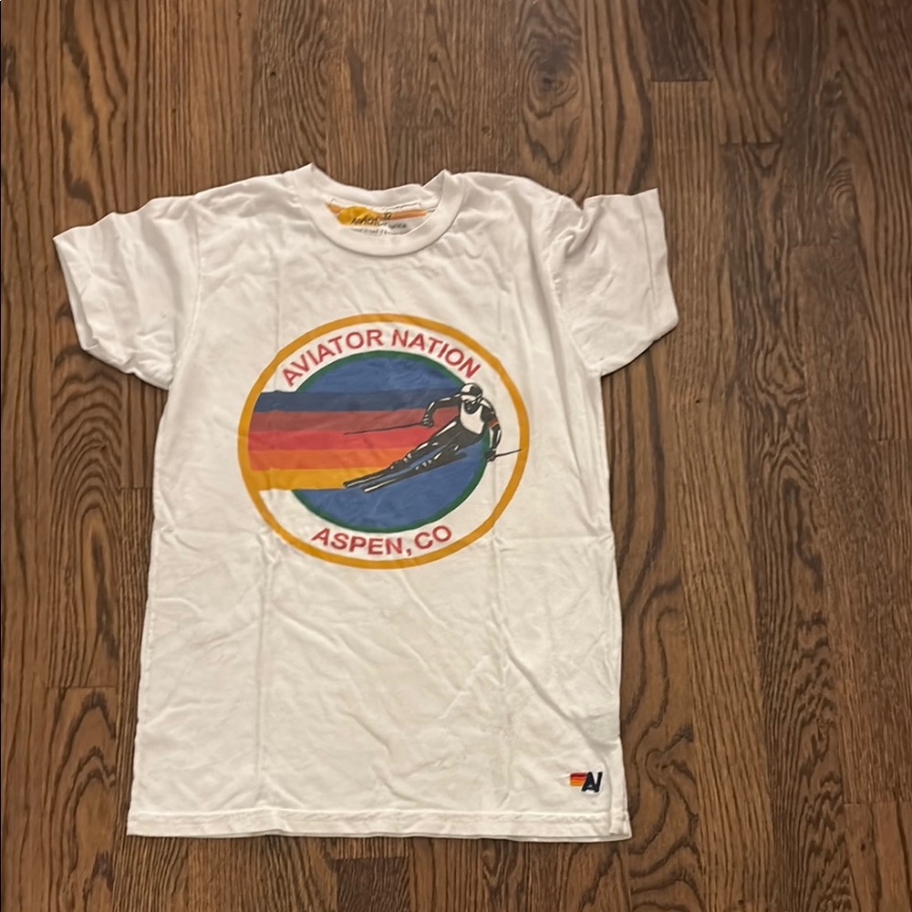 Aviator Nation Aspen Graphic Tee barely worn